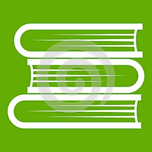Three tutorial icon green