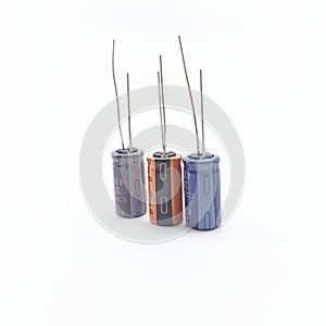 three types of electrolytic capacitor