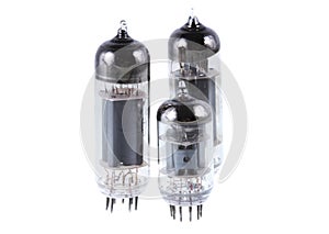 Three vacuum electron tube.