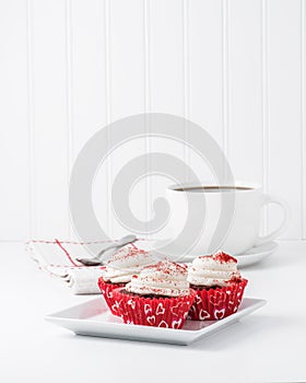 Three Valentines Cupcakes