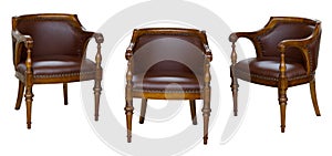 Three vintage chairs