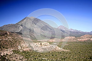 Three virgins volcanoes near santa rosalia in baja california sur I