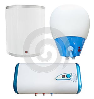 Three water electric heaters, isolated