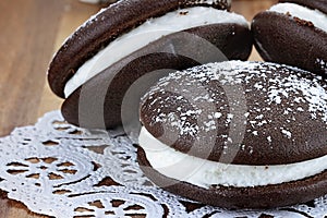 Three Whoopie Pies or Moon Pies