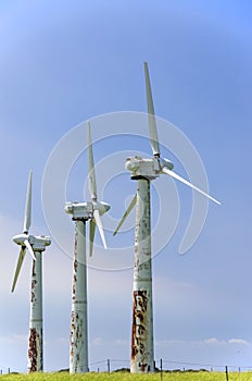 Three windmills, one contrarian view photo