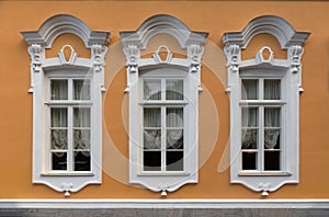 Three windows in a row