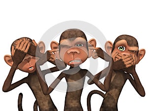 Three Wise Monkeys