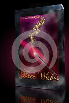 Three wishes magic wand