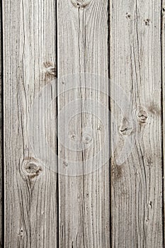 Three wooden planks gray. Vertical background