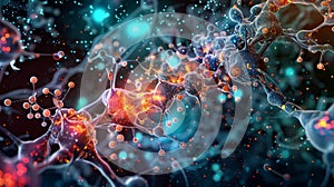 A threedimensional reconstruction of a cell with the ubiquitinproteasome system depicted as a network of pathways photo