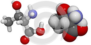 Threonine (Thr, T) molecule