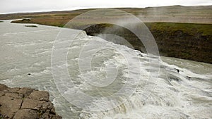 Thresholds on the river Elfusau near the Sulfoss waterfall