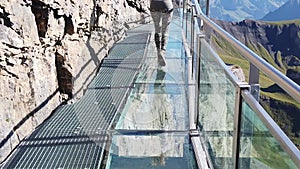 Thrill walk on Schilthorn