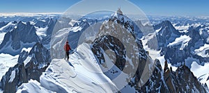 Thrilling mountaineering lifestyle exploring majestic mountains through exciting ventures