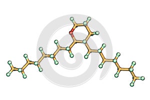 Thromboxane molecule, a lipid eicosanoid