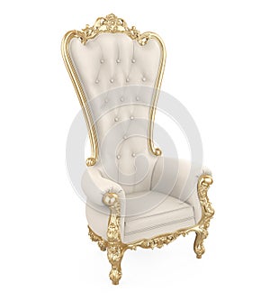 Throne Chair Isolated