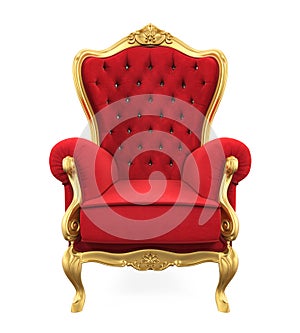 Throne Chair Isolated photo