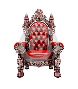 throne isolated on white