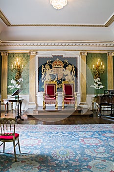 The Throne Room, Hillsborough Castle, Northern Ireland