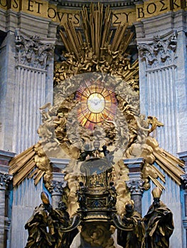 Throne of St. Peter, St Peter's Basilica, Rome, Italy
