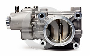 Throttle Body on White Background