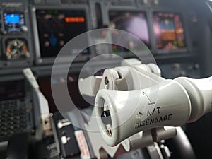 Throttle of boeing 737 NG