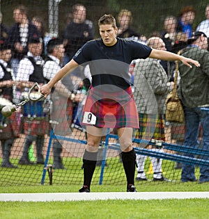 'Throw the Hammer' - Highland Games - Scotland