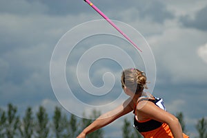 Throwing Javelin photo