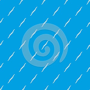 Throwing ninja knife pattern seamless blue