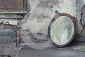 Thrown Out Old Mirror