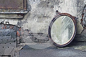 Thrown Out Old Mirror