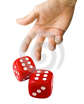 Thrown Red Dice