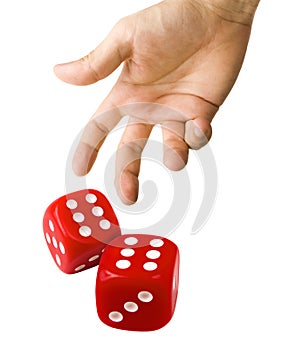 Thrown Red Dice