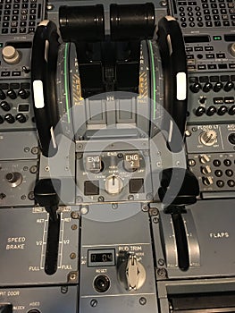 Thrust Lever of Airbus A320