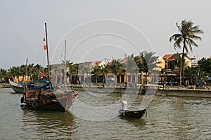 Thu Bon river - Hoi An - Vietnam