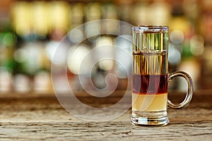 Thujone stamp cocktail