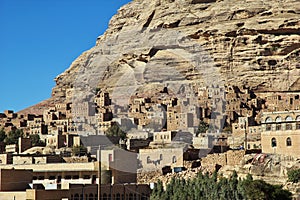 Thula village in mountains, Yemen