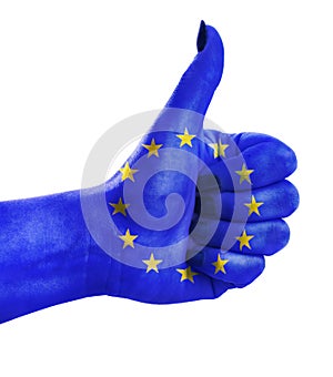 Thumb up for European Union