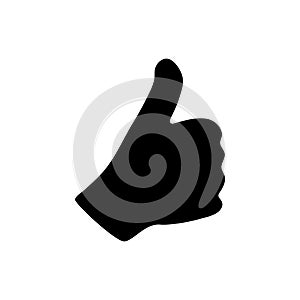 Thumb up icon graphic design template vector illustration