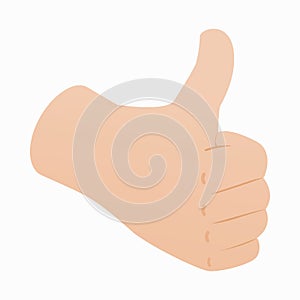 Thumb up icon, isometric 3d style