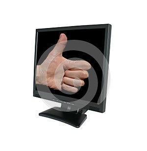 Thumb up in LCD