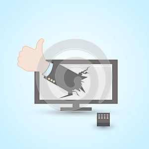 Thumb up Lcd television