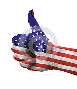 Thumb up for USA