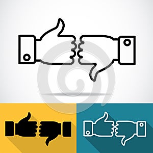 Thumbs icons