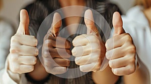 Thumbs Up for Diversity.AI generated image