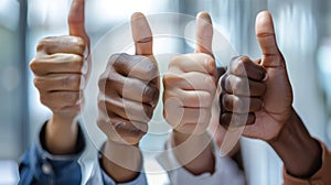 Thumbs Up for Diversity.AI generated image