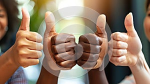 The Thumbs-Up Gesture.AI generated image