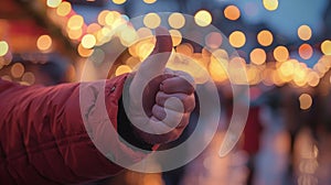 The Thumbs Up Gesture.AI generated image