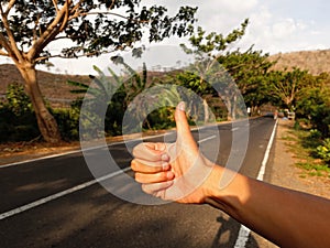 Thumbs Up for Hitchhiking