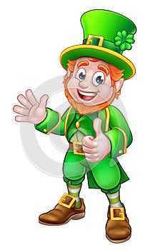 Thumbs Up Leprechaun St Patricks Day Character photo